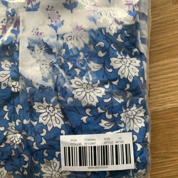 J.Crew Button-front maxi dress in mixed Print - Picture 9 of 9